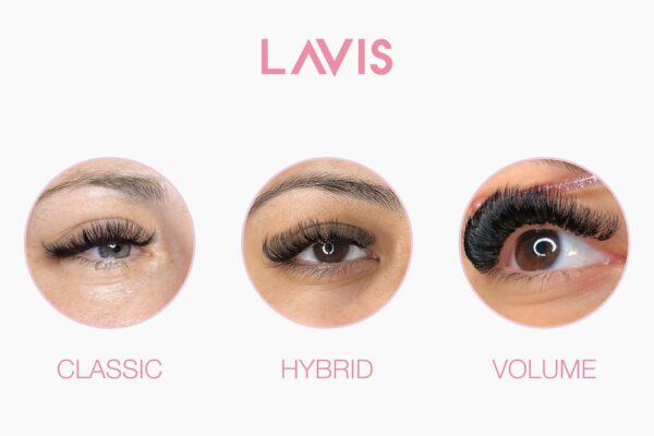 LavisLash- Eyelash extensions- Classic- hybrid-volume