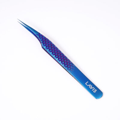 lavislash straight blue tweezers eyelash extensions