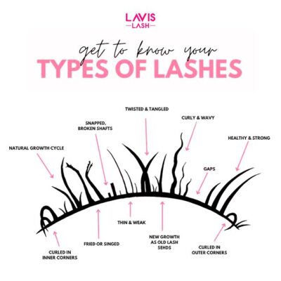 Type of lashes- LavisLash- Eyelash extensions