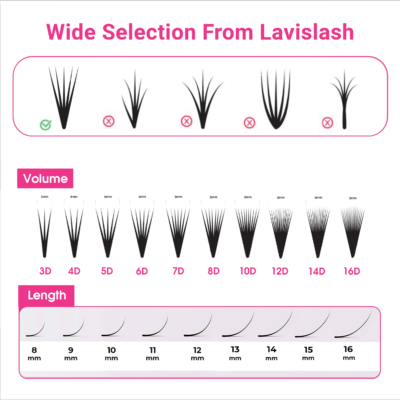 LavisLash- Eyelash extensions- Selection